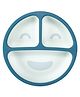 Starkiddo Silicone Smiley Plate without Lid Weaning Set - Blue