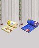 RRC Super Soft Brushed Microfiber Cotton Single Quilt Duvet Cover With Zipper Closure & Corner Ties - Yellow