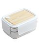 AKN TOYS Two Layer Stainless Steel Lunch Box -( Color may vary)