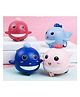 ARCADE TOYS Push N Go Whale Crawling Pack of 4 - Multicolour