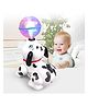 ARCADE TOYS Dancing Dog Toy With Music & 3d Flashing LED Light Ball - White