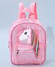 Babyhug Unicorn Fashion Backpack  Free Size - Pink