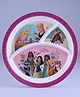 Servewell 3 Partition Plate Disney Princess Theme -  (Color and design may vary)