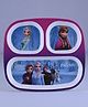 Servewell Rectangular 3 Partition Plate Disney Frozen - Purple (Color and design may vary)