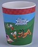 Servewell Glass Mickey Theme - Multicolor (Color and design may vary)