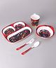 Servewell Spiderman Print Feeding Set Pack of 5 -  (Color and design may vary)