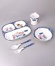 Servewell Peppa Pig Print Feeding Set Pack of 5 -  (Color and design may vary)