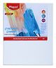 Maped Stretched Canvas Rectangle Shape - White