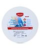 Maped Stretched Canvas Round Shape - White