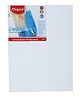 Maped Stretched Canvas Rectangle Shape - White