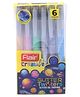 Flair Creative Glitter Twisters Gel Crayons Pack of 6 - Multicolor