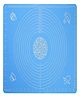 Evafly Baking Mat for Pastry Non-Stick Board Table Placemat Pad Rolling Dough  - Blue