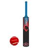 Cloverbyte Junior 5 No. Black PVC Bat With Red Tennis Ball - Black