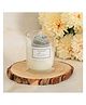 The Procure Store Rose Design Floral Scented Candle- Grey