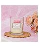 The Procure Store Rose Design Floral Scented Candle- Pink
