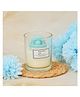 The Procure Store Sunflower Design Scented Candle- Blue