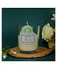 The Procure Store Sunflower Design Scented Candle- Green