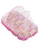 Mee Mee Mattress With Mosquito Net Printed - Pink