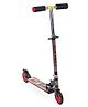 Marvel Two Wheel Scooter Iron Man Print - Black