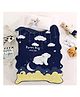 Butterthief Bear Moon Printed Soft Flannel  All Seasons Baby Blanket for Kids & Toddlers - Color May Vary
