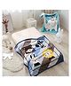 Butterthief Animal Printed Double Layered Mink Reversible Baby Blanket for Kids & Toddlers - Color May Vary