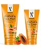 NutriGlow NATURAL'S Papaya Face Wash (100g) & Papaya Day Cream (50g ) for Brighter Skin Pigmentation Removal (Pack of 2)