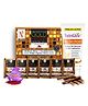 NutriGlow NATURAL'S Advanced Pro Formula Gold Kesar Facial Kit (60gm) & De-Tan Scrub (65gm) For Tan Removal, Glowing Skin (Pack of 2)