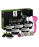 NutriGlow NATURAL'S Bamboo & Charcoal Facial Kit With Tea Tree Oil For Deep Cleansing, Detoxifies Skin, Blackhead Removal (260g) With Free 5 in 1 Face Massager