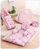 Babyhug Premium Bedding Super Saver Combo Set of 3 Bunny Print- Pink