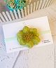 Little Tresses Shimmer Flower Embellsihed Headband - Green