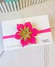Little Tresses Shimmer Lily Flower Embellished Headband - Dark Pink