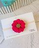 Little Tresses Scalloped Flower Embellished Headband - Peach & Golden