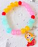 Little Tresses Mermaid Detailed Beads Embellished Bracelet - Yellow & Red