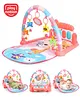 Play Nation Premium Baby Kick and Play Piano Peach Play Gym with Lights, Music and 5 Hanging Rattles| Animal Theme Play Mat Carpet with Musical Keyboard| Activity Portable Playmat Gifting Toy for 0-18 Months| BIS Certified