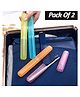 BOXOT IMPEX Travel Toothbrush Case Colour May Vary Pack Of 2