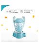 Tinyberg CuddleHipsy 5 position pure cotton Baby Carrier with front  storage - Green