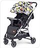 Babyhug Travel Compact Baby Stroller with Reversible Handle Adjustable Backrest & Canopy - Yellow| Concealed Link Brake| Suspension Wheels