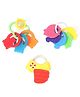 Giggles Teethers and Rattles Set of 3 - Multicolour
