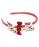 SKD  Fish Applique Detailed Detachable Charm Hair Band - Peach