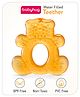 Babyhug Water Filled Teddy Shape Teether - Orange