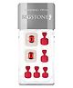 DASHING DIVA Magicpress Ravishing Scarlet For Women Press On Nails  Artificial Nails Lightweight 30pcs Pedicure