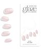 DASHING DIVA Glaze Pink Bell For Women Long Lasting Gel Nail Stickers 34pcs Manicure