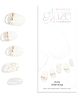 DASHING DIVA GLAZE Gold Ring For Women Long Lasting Gel Nail Sticker 34pcs Manicure