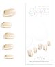 DASHING DIVA GLAZE Grecian Gold For Women Long Lasting Gel Nail Stickers 34pcs Manicure