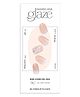 DASHING DIVA GLAZE Jewel Beige For Women Long Lasting Gel Nail Stickers 34pcs Manicure