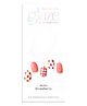 DASHING DIVA Glaze Strawberry For Women Long Lasting Gel Nail Stickers 34pcs Manicure