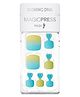DASHING DIVA Magicpress Blue Mojito For Women Press On Nails  Artificial Nails Lightweight 30pcs Pedicure