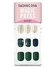 Dashing Diva Magicpress Green Duffle Coat For Women Press On Nails  Artificial Nails Lightweight Manicure- 30 Pieces