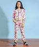 Ninos Dreams Full Sleeves Abstract Printed Jacket & Joggers Co Ord Set - Multi Colour