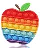 Vworld Fidget Toys, pop it Fidget Toy Set Apple - Multicolour